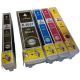 Epson 26XL T2636 voordeelset 5 cartridges (huismerk) zelf samenstellen EC-T263605zelf by Epson