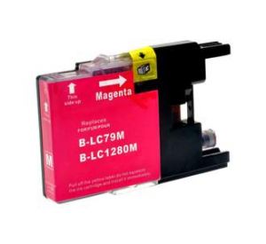 Brother LC-1280XLM inktcartridge magenta 24,6ml (huismerk) BC-LC-1280XLM 