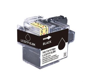 Brother LC-3219XL BK inktcartridge zwart met chip 68ml (huismerk) CBLC-3219XLBK 