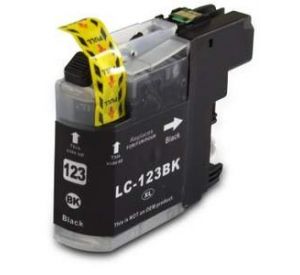 Brother LC-123BK inktcartridge zwart 20,6ml (huismerk). BC-LC-0123BK 