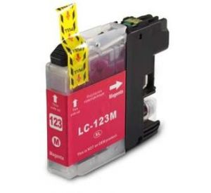 Brother LC-123M inktcartridge magenta 10ml (huismerk) BC-LC-0123M 