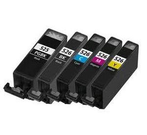 Canon PGI-525 / CLI-526 voordeelset 5 stuks met chip (huismerk) CC-CLI9a-VP05c 