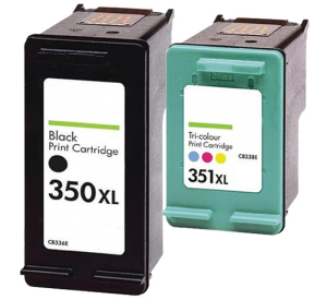 HP 350XL zwart en HP 351XL kleur inktcartridge hoge capaciteit (huismerk) CHP-350-351XL 