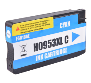 HP 953XL / F6U16AE inktcartridge cyaan hoge capaciteit (huismerk) CHP-953XLC 