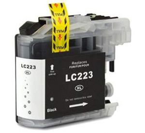 Brother LC-223BK inktcartridge zwart met chip 16,6ml (huismerk) BC-LC-0223BK 