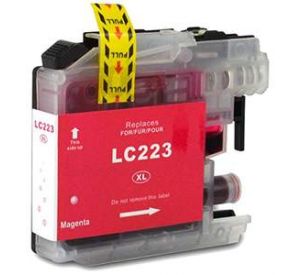 Brother LC-223M inktcartridge magenta met chip (huismerk) BC-LC-0223M 