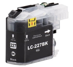 Brother LC-227XL BK inktcartridge zwart met chip 28ml (huismerk) BC-LC-0225XLABK 